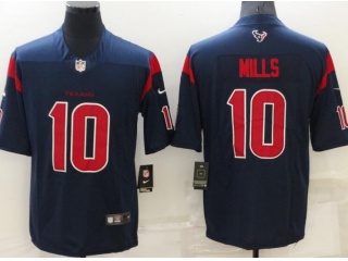 Houston Texans #10 Davis Mills Color Rush Limited Jersey Blue