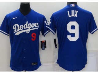 Nike Los Angeles Dodgers #9 Gavin Lux Flexbase Jersey Blue