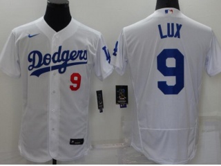 Nike Los Angeles Dodgers #9 Gavin Lux Flexbase Jersey White