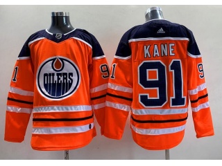 Adidas Edmonton Oilers #91 Evander Kane Jersey Orange