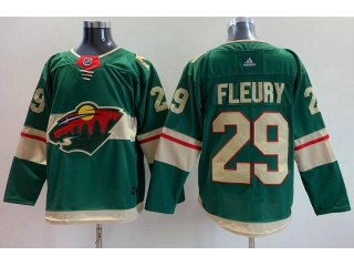 Adidas Minnesota Wild #29 Marc-Andre Fleury Green Jersey