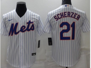 Nike New York Mets #21 Max Scherzer Cool Base Jersey White
