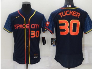 Nike Houston Astros #30 Kyle Tucker Space City Flexbase Jersey Blue