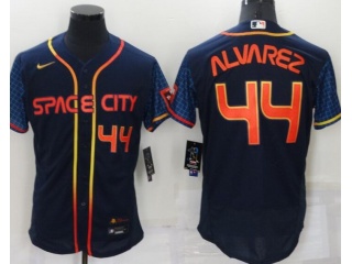 Nike Houston Astros #44 Yordan Alvarez Space City Flexbase Jersey Blue