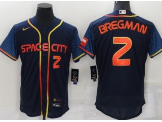  Nike Houston Astros #2 Alex Bregman Space City Flexbase Jersey Blue