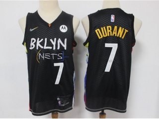 Nike Brooklyn Nets #7 Kevin Durant 2021 Black City Jersey