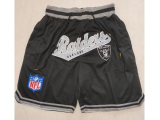 Las Vegas Raiders With Logo Just Don Shorts Black