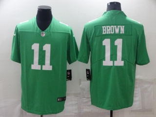 Philadelphia Eagles #11 Aj Brown Limited Jersey Apple Green