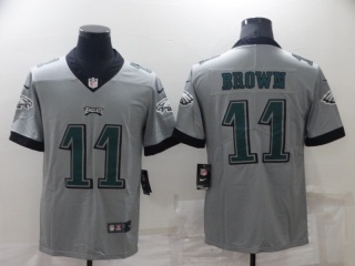 Philadelphia Eagles #11 Aj Brown Limited Jersey Grey