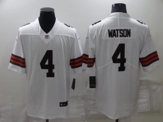 Cleveland Browns #4 Deshaun Watso Limited Jersey White