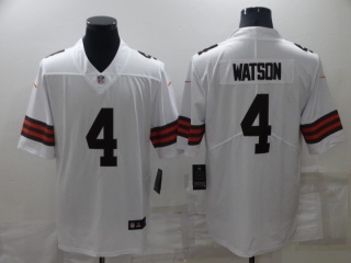 Cleveland Browns #4 Deshaun Watso Limited Jersey White