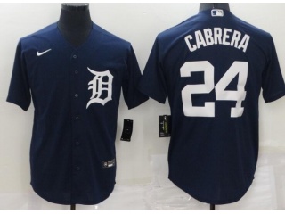 Nike Detroit Tigers #24 Miguel Cabrera Cool Base Jersey Blue