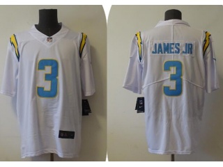 Los Angeles Chargers #3 Derwin James Jr Limited Jersey White 