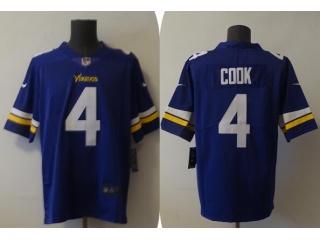 Minnesota Vikings #4 Dalvin Cooks Limited Jersey Purple