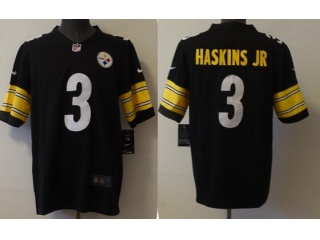 Pittsburgh Steelers #3 Dwayne Haskins Jr Limited Jersey Black