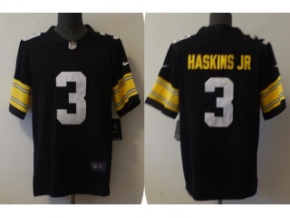 Pittsburgh Steelers #3 Dwayne Haskins Jr New Style Limited Jersey Black
