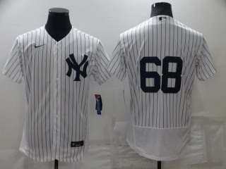 Nike New York Yankee #68 Flexbase Jersey White