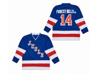 J Cole X Forest Hills Dr. Hockey Jersey Blue