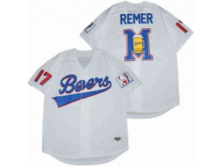 Movie Beers #17 Doug Remer Baseball Jersey White with Design