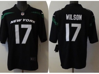 New York Jets #17 Garrett Wilson Vapor Limited Jersey Black