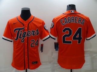 Nike Detroit Tigers #24 Miguel Cabrera Flexbase Jersey Orange