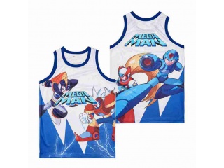 Mega Man Retro Basketball Jersey