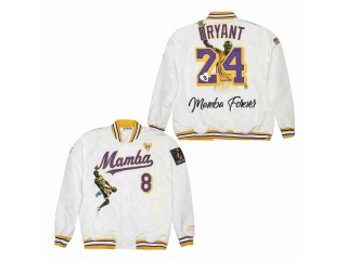 Mamba 24 Kobe Bryant Jacket White