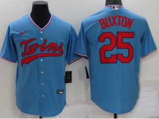 Nike Minnesota Twins #25 Byron Buxton Cool Base Jerseys Blue