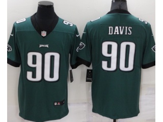 Philadelphia Eagles #90 Jordan Davis Limited Jersey Green
