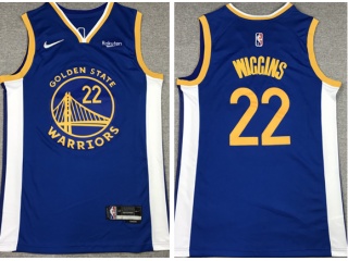 Nike Golden State Warriors #22 Andrew Wiggins Jersey Blue