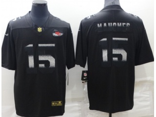 Kansas City Chiefs #15 Patrick Mahomes Gradient Color Limited Jersey Black