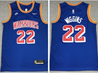 Nike Golden State Warriors #22 Andrew Wiggins 75th Jersey Blue