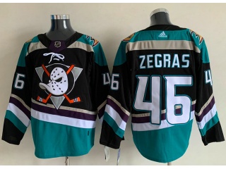 Adidas Anaheim Ducks #46 Trevor Zegras Hockey Jersey Black