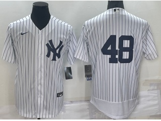 Nike New York Yankees #48 Flexbase Jersey White