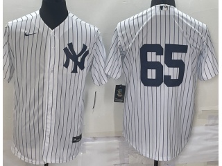 Nike New York Yankees #65 Cool Base Jersey White