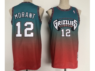 Memphis Grizzlies #12 Ja Morant Throwback Jersey Teal