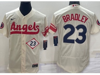 Nike Los Angeles Angels #23 Archie Bradley City Flexbase Jersey Cream