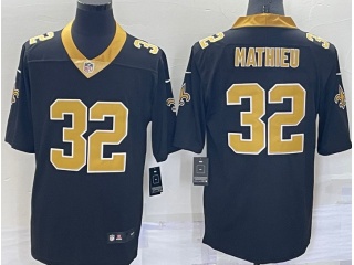 New Orleans Saints #32 Mathieu Limited Jersey Black