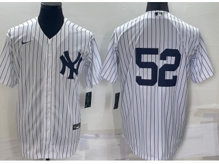Nike New York Yankee #52 Cool Base Jersey White