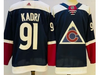 Adidas Colorado Avalanche #91 Nazem Kadri Hockey Jersey Blue