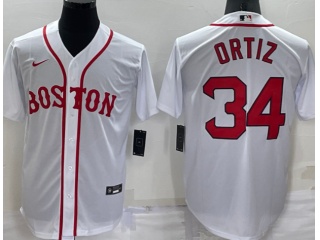 Nike Boston Red Sox #34 David Ortiz Turn Back Jersey White