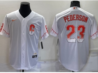 Nike San Francisco Giants #23 Joc Pederson City Cool Base Jersey White