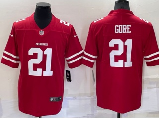 San Francisco 49ers #21 Frank Gore Limited Jersey Red