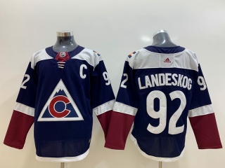 Adidas Colorado Avalanche #92 Gabriel Landeskog Hockey Jersey Navy Blue