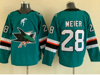 Adidas San Jose Sharks #28 Timo Meier Hockey Jersey Green