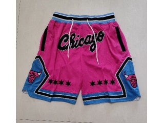 Chicago Bulls Just Don Shorts Pink