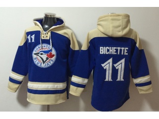 Toronto Blue Jays #11 Bo Bichette Hoodies Blue