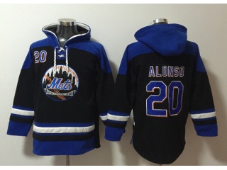 New York Mets #20 Pete Alonso Cool Base Jersey Black