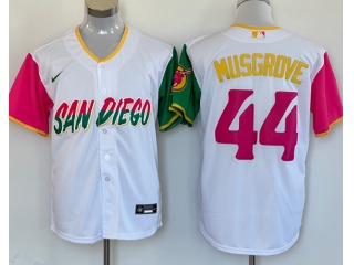 Nike San Diego Padres #44 Joe Musgrove  City Cool Base Jersey White