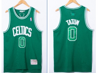 Boston Celtics #0 Jayson Tatum Throwback Jersey Green